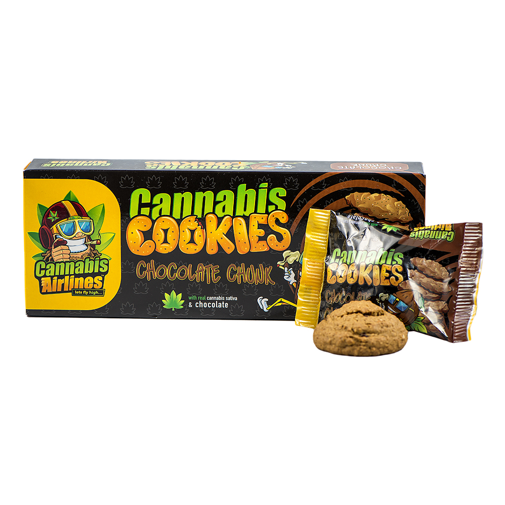 Cannabis Airlines Cannabis Cookies CHOCOLATE CHUNK cannaline