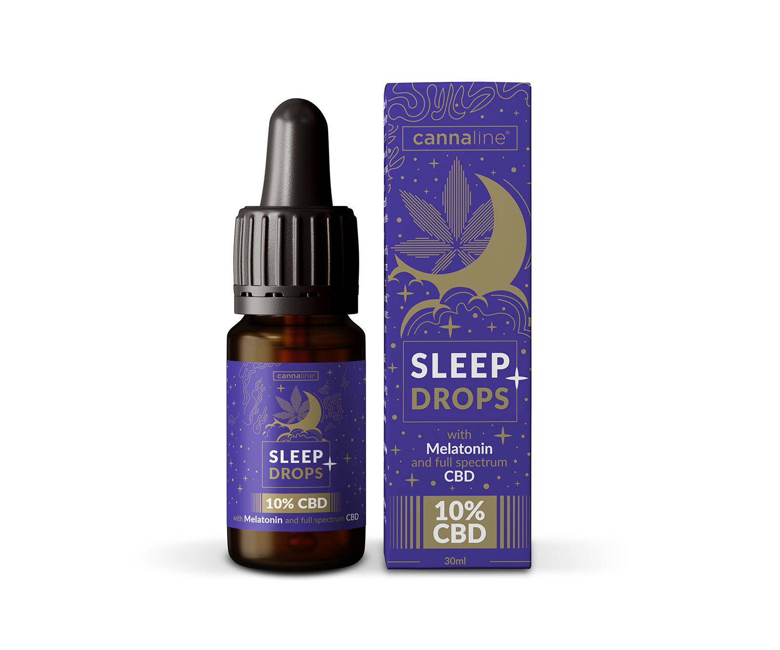 Cannaline CBD Sleep Drops with Melatonin cannaline Highest Quality