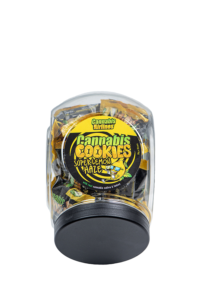 Cannabis Airlines Cannabis Cookies SUPER LEMON HAZE JAR Cannabis Airlines Cannabis Cookies SUPER LEMON HAZE JAR