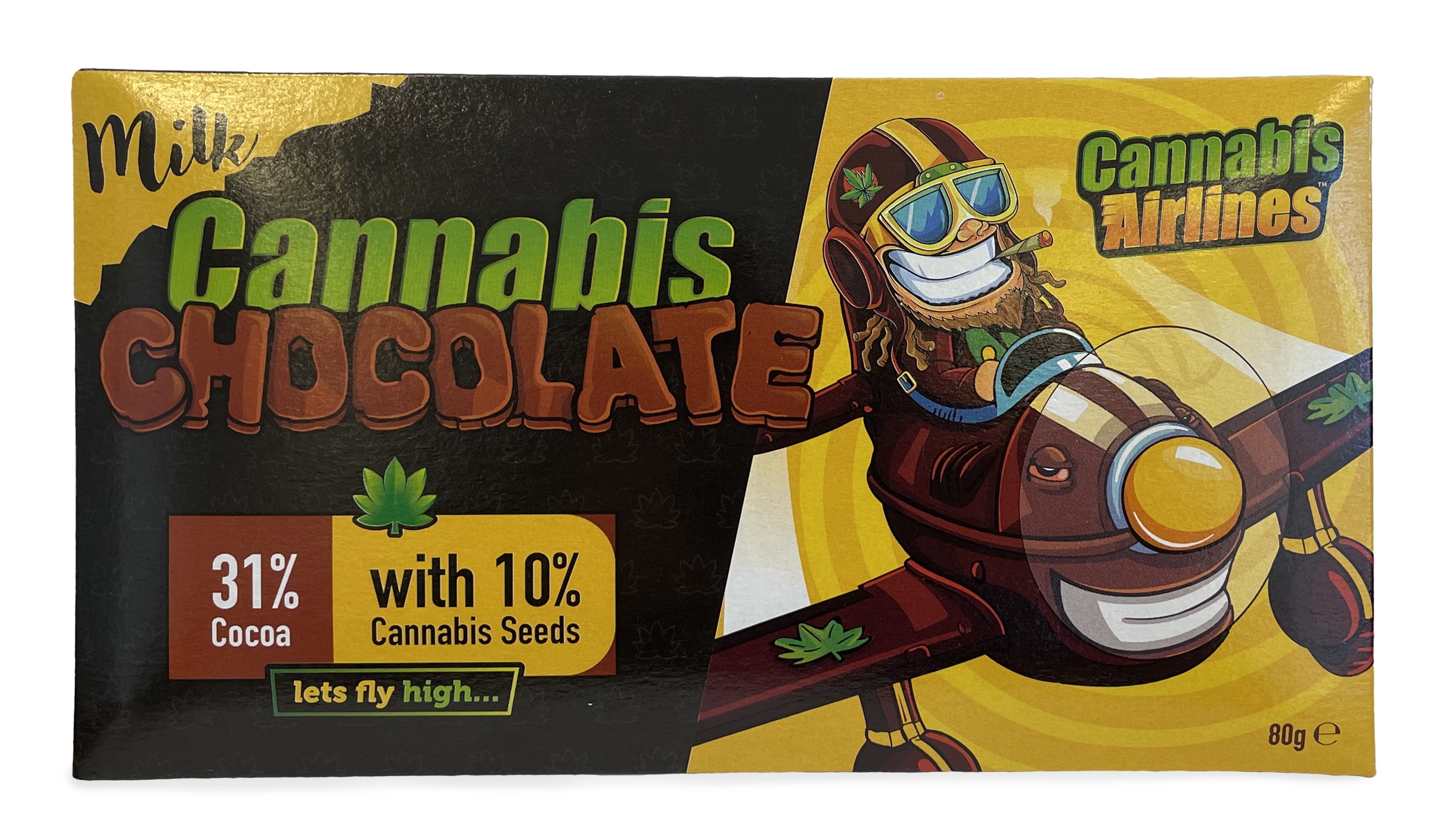 Cannabis Airlines Milk Chocolate cannaline Highest Quality Hemp and